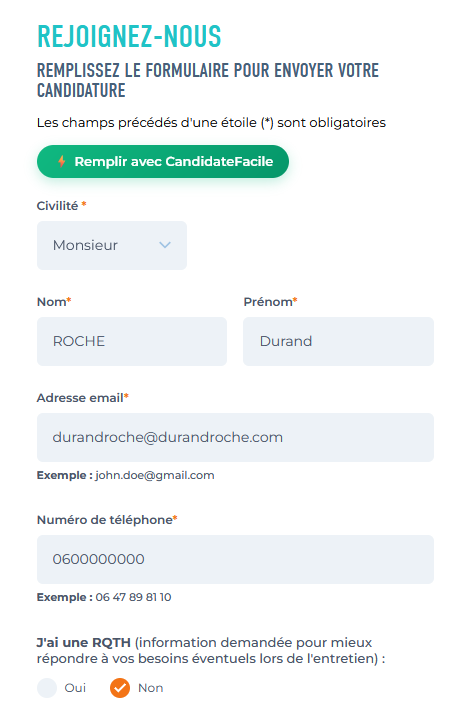 Autofill en 1 Clic